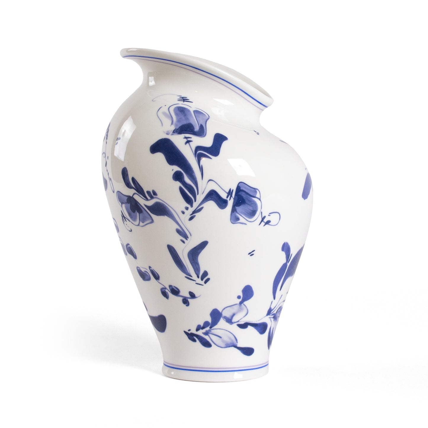 Classics on acid - FLORAL DELFT vase
