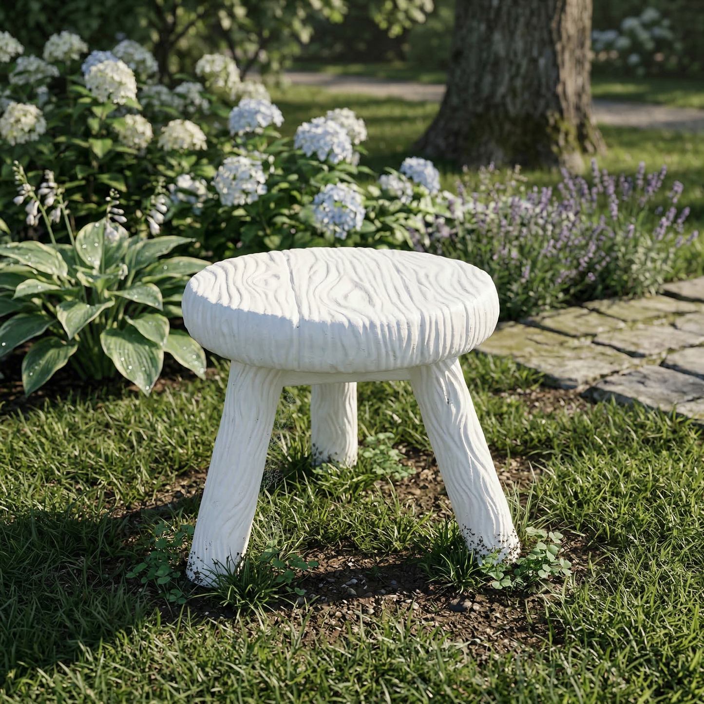 Milk Stool White
