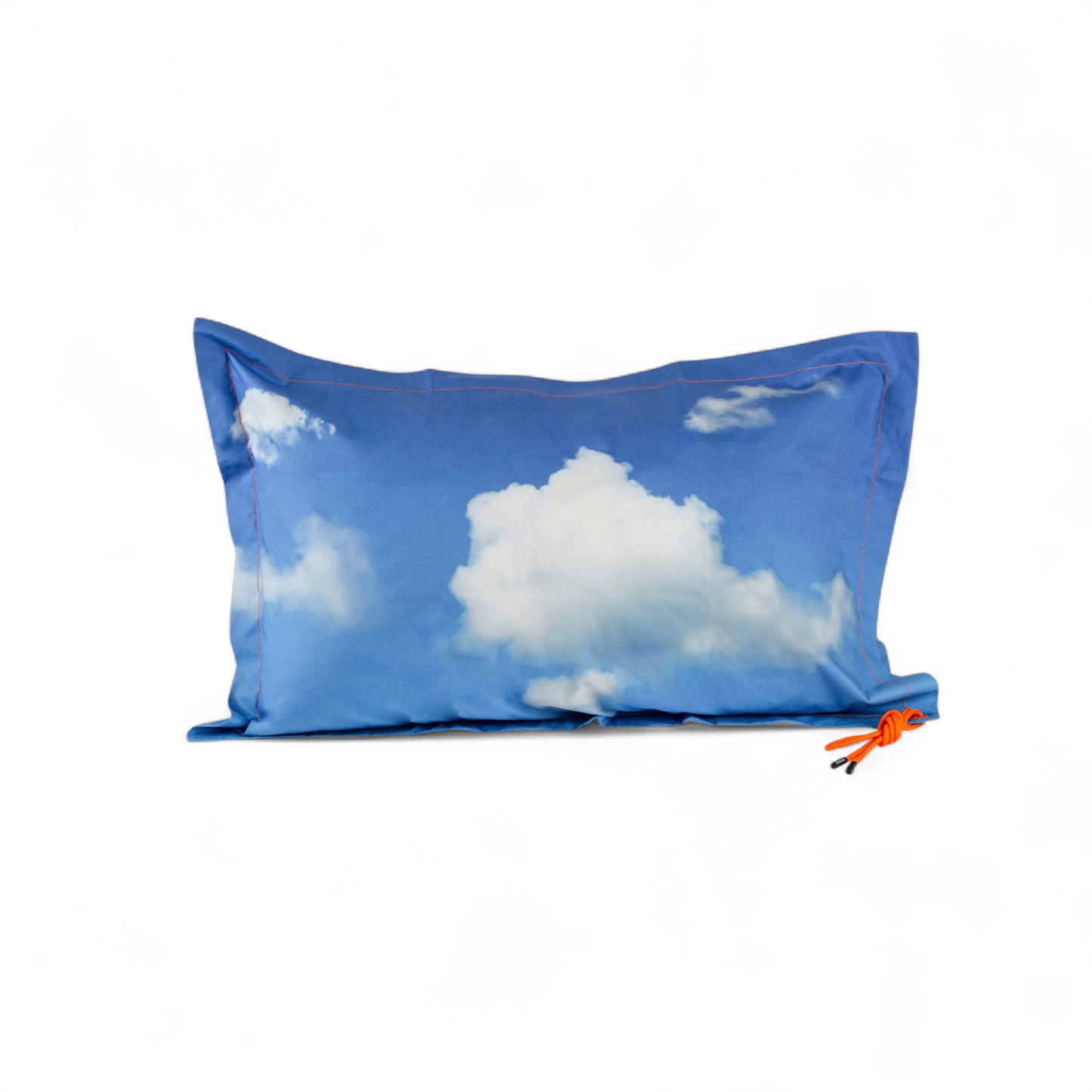 Pair of cotton pillowcases - NUVOLE 50X80 CIELO