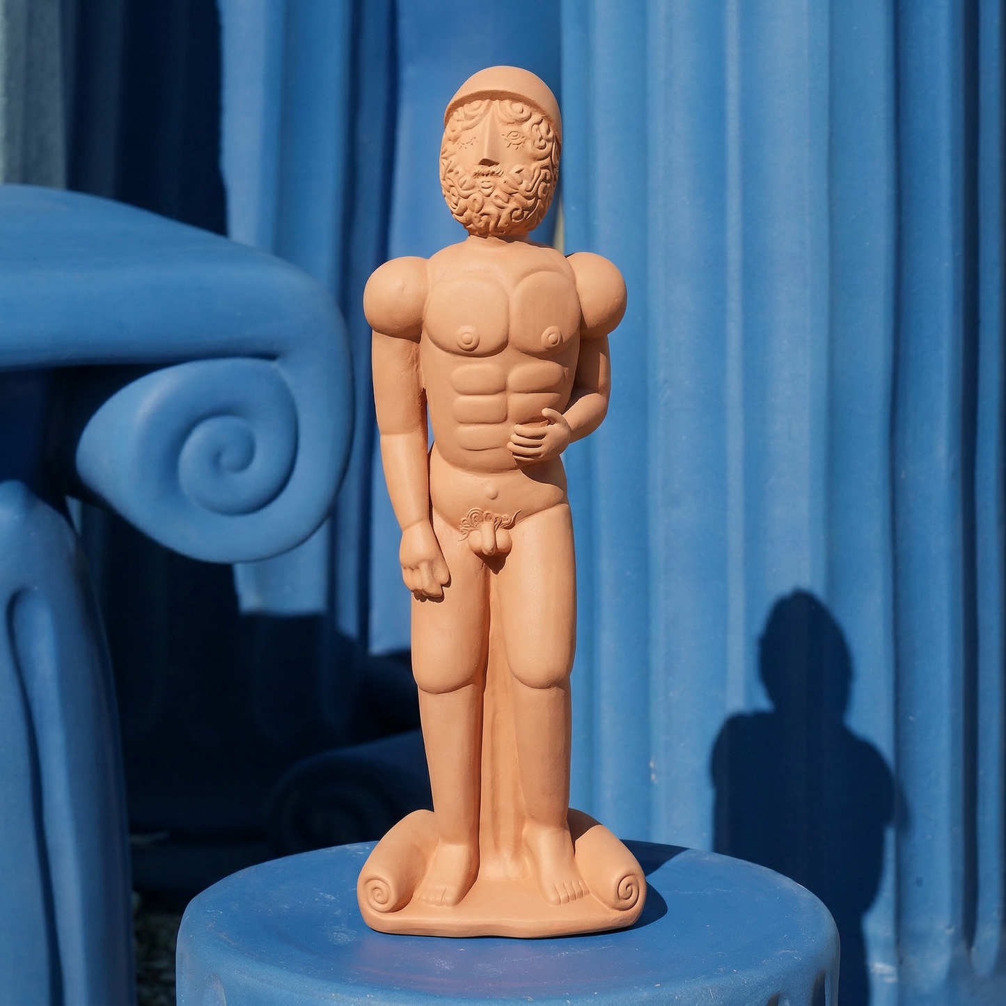 Magna Graecia Terracotta Bronzo Helmet