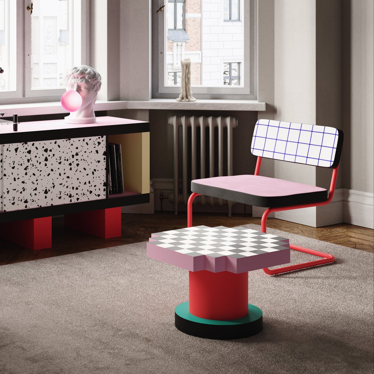 SUPERLOUNGE CHAIR TERRAZZO