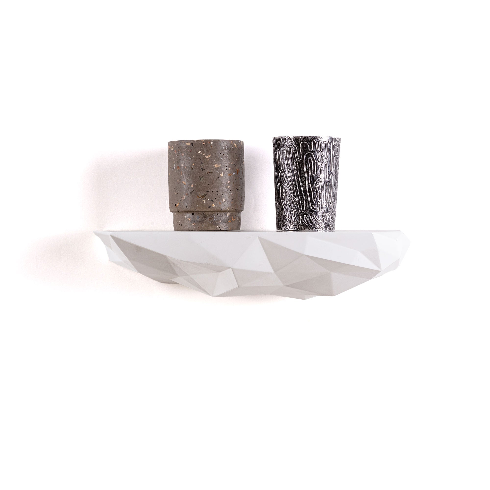 Space Rocks Shelf Medium White – SELETTI