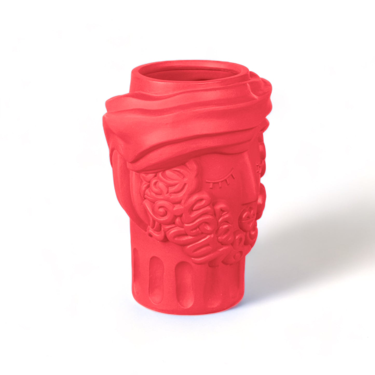 Terracotta Vase Man - BOUGAINVILLEA