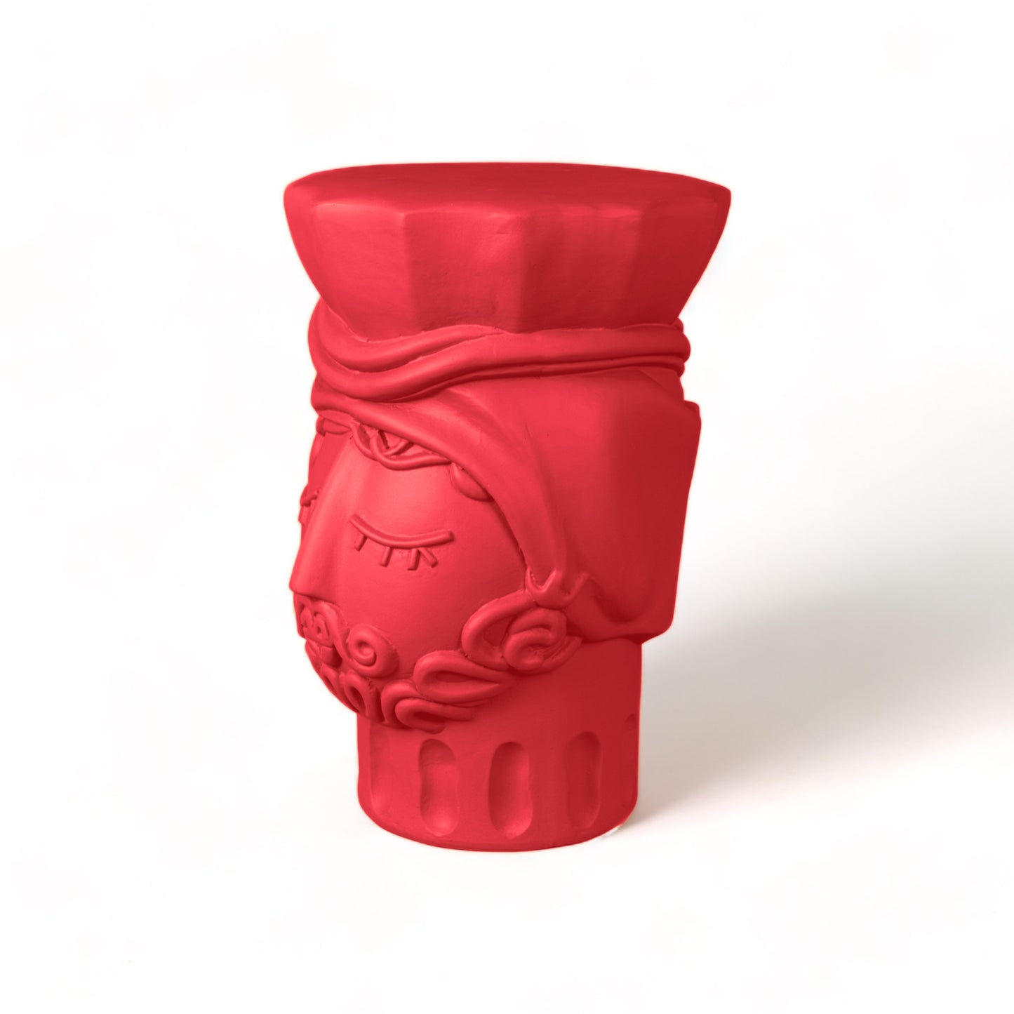 Magna Graecia Terracotta Stool Man - BOUGAINVILLEA