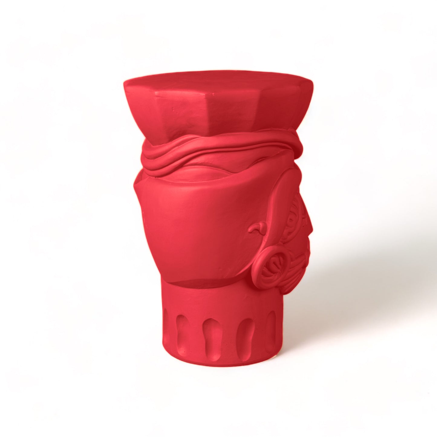 Magna Graecia Terracotta Stool Man - BOUGAINVILLEA