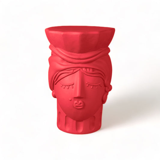 Magna Graecia Terracotta Stool Woman - BOUGAINVILLEA