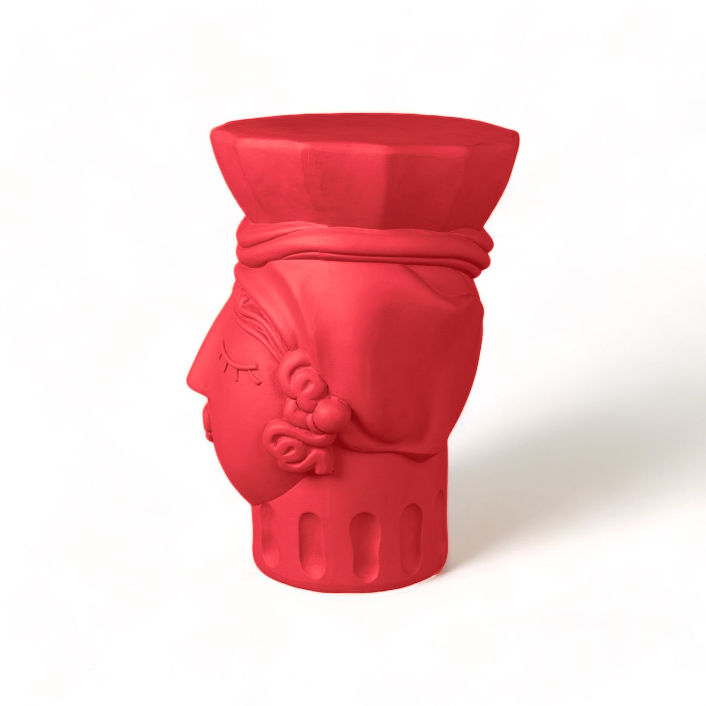 Magna Graecia Terracotta Stool Woman - BOUGAINVILLEA