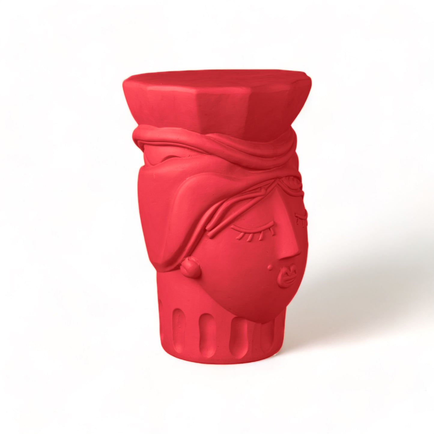 Magna Graecia Terracotta Stool Woman - BOUGAINVILLEA