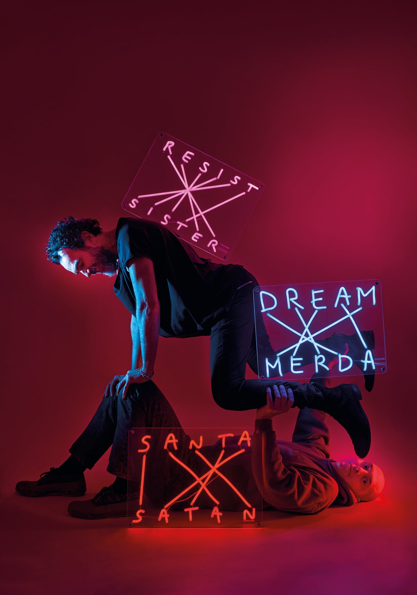 Santa Satan Led Lamp