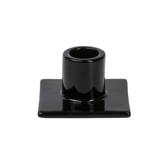 BLACK Taper candle holder