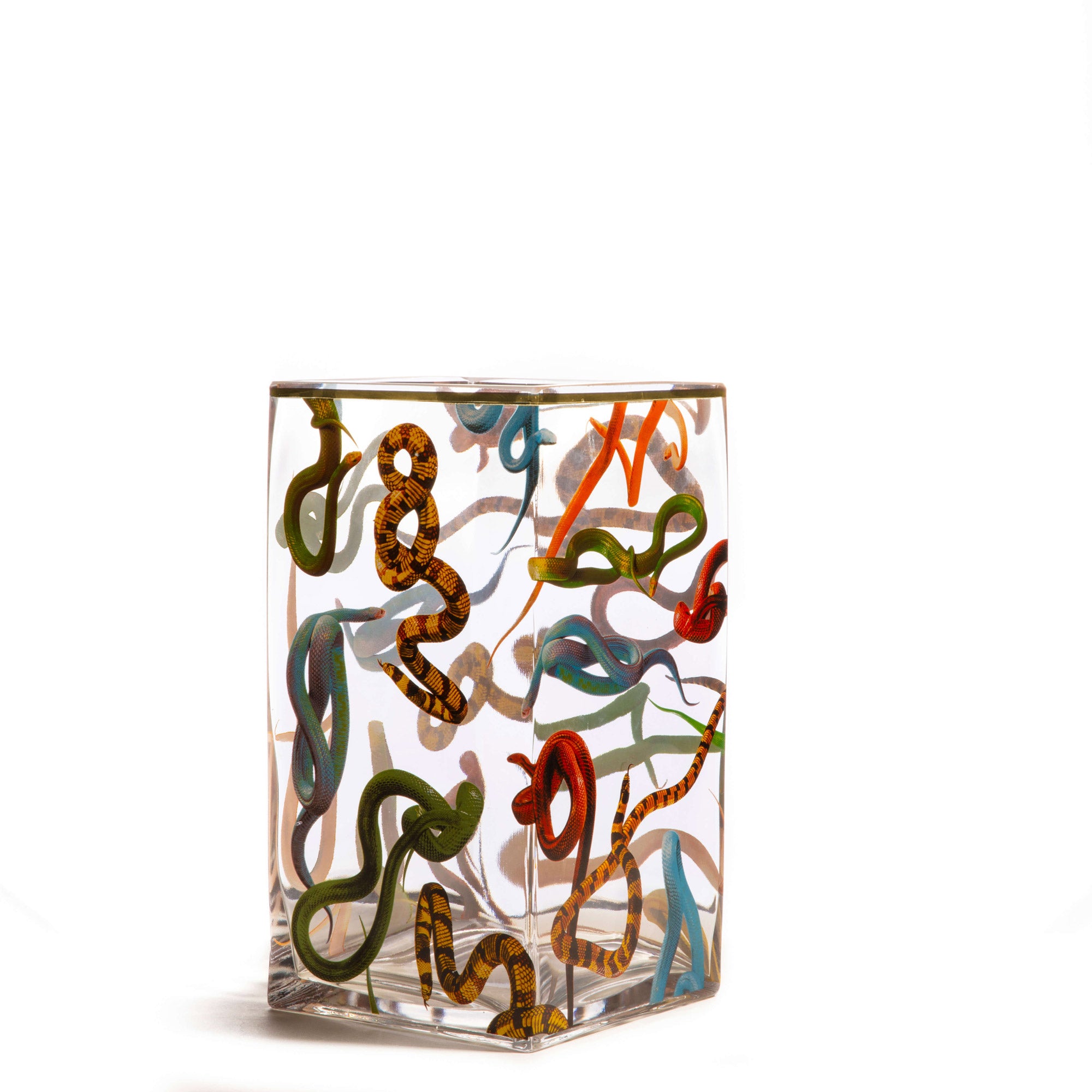 Glass vase big Snakes – SELETTI