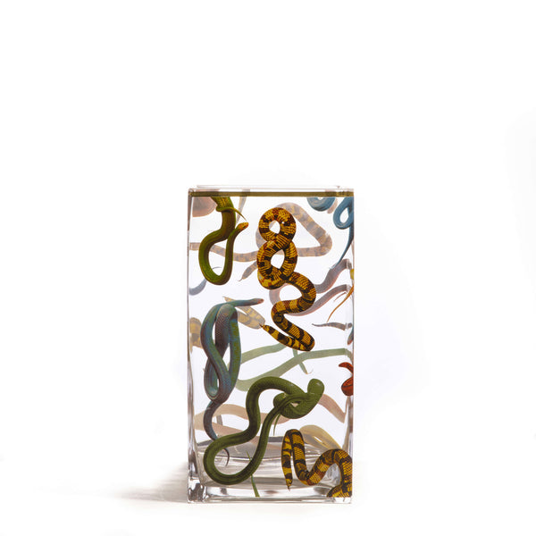 Glass vase big Snakes – SELETTI