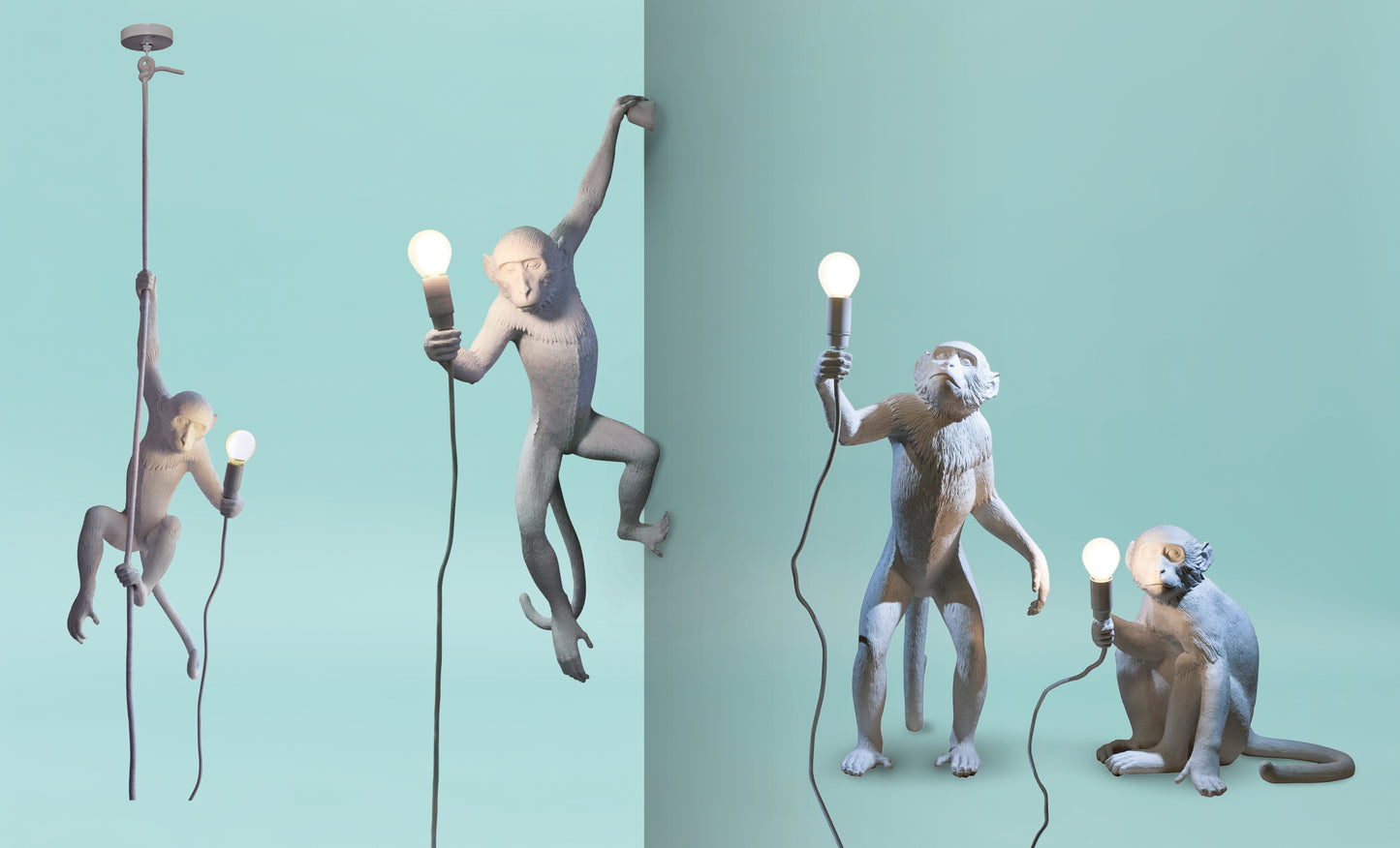 The Monkey Lamp Versione dal Soffitto