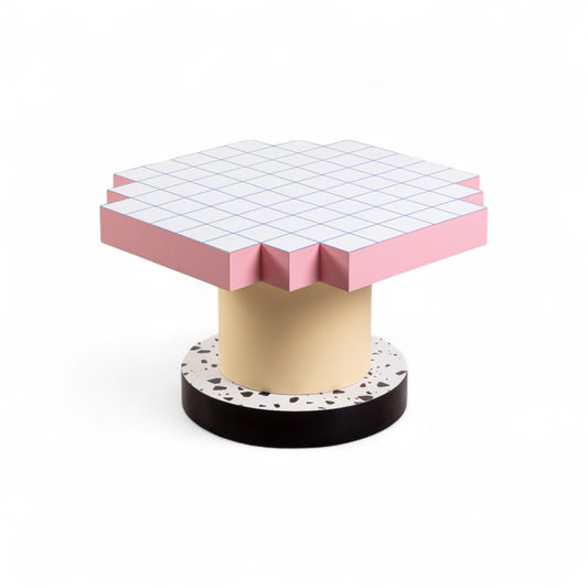 SUPERCOFFEE TABLE BLUE GRID