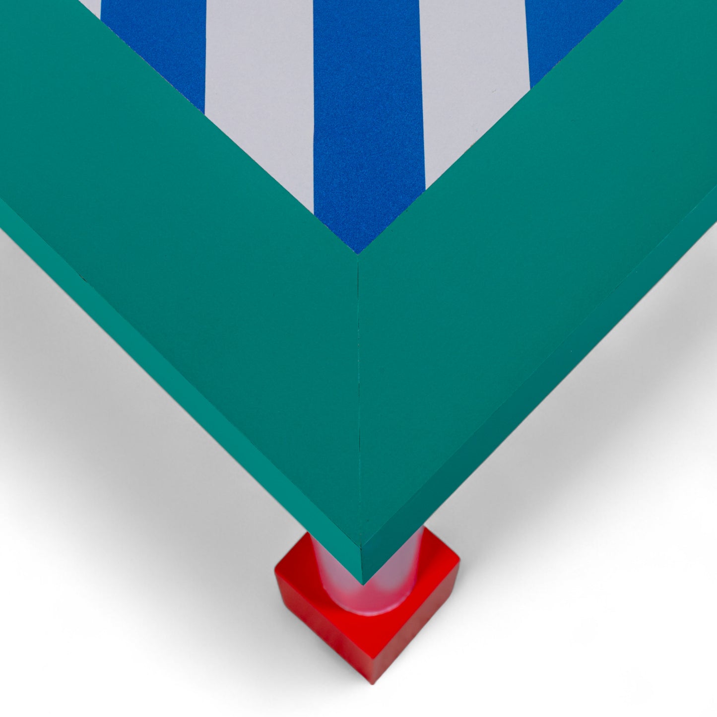 SUPERSQUARE TABLE BLUE STRIPES