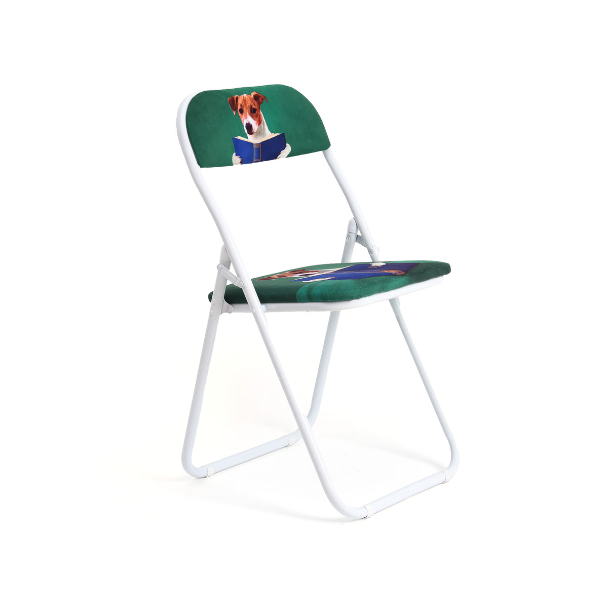 TOILETPAPER PETS FOLDING CHAIR - NERDY DOG