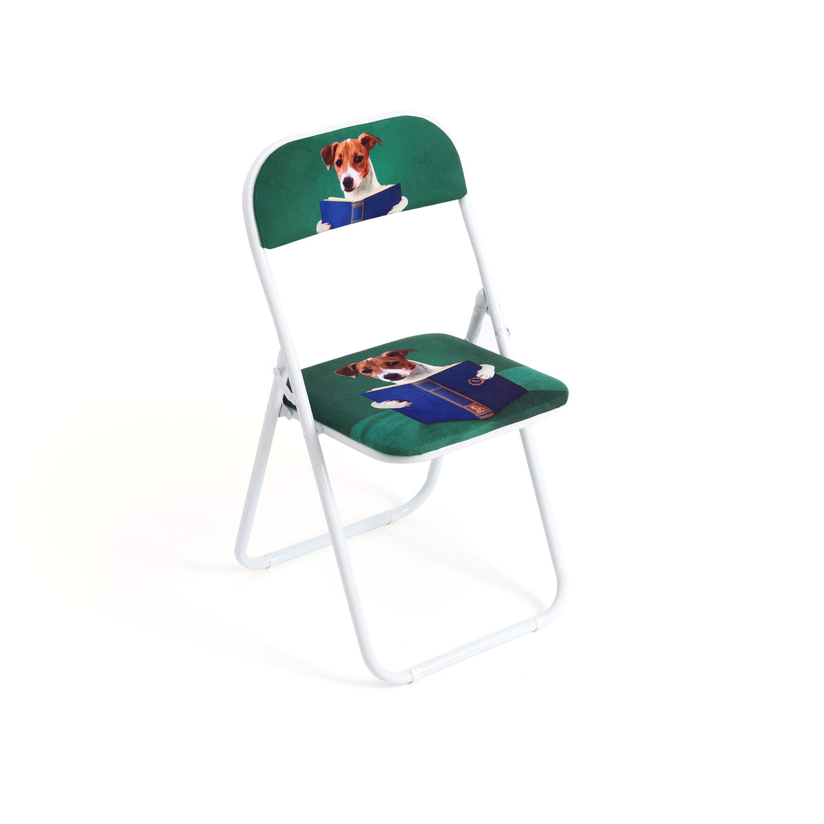 TOILETPAPER PETS FOLDING CHAIR - NERDY DOG