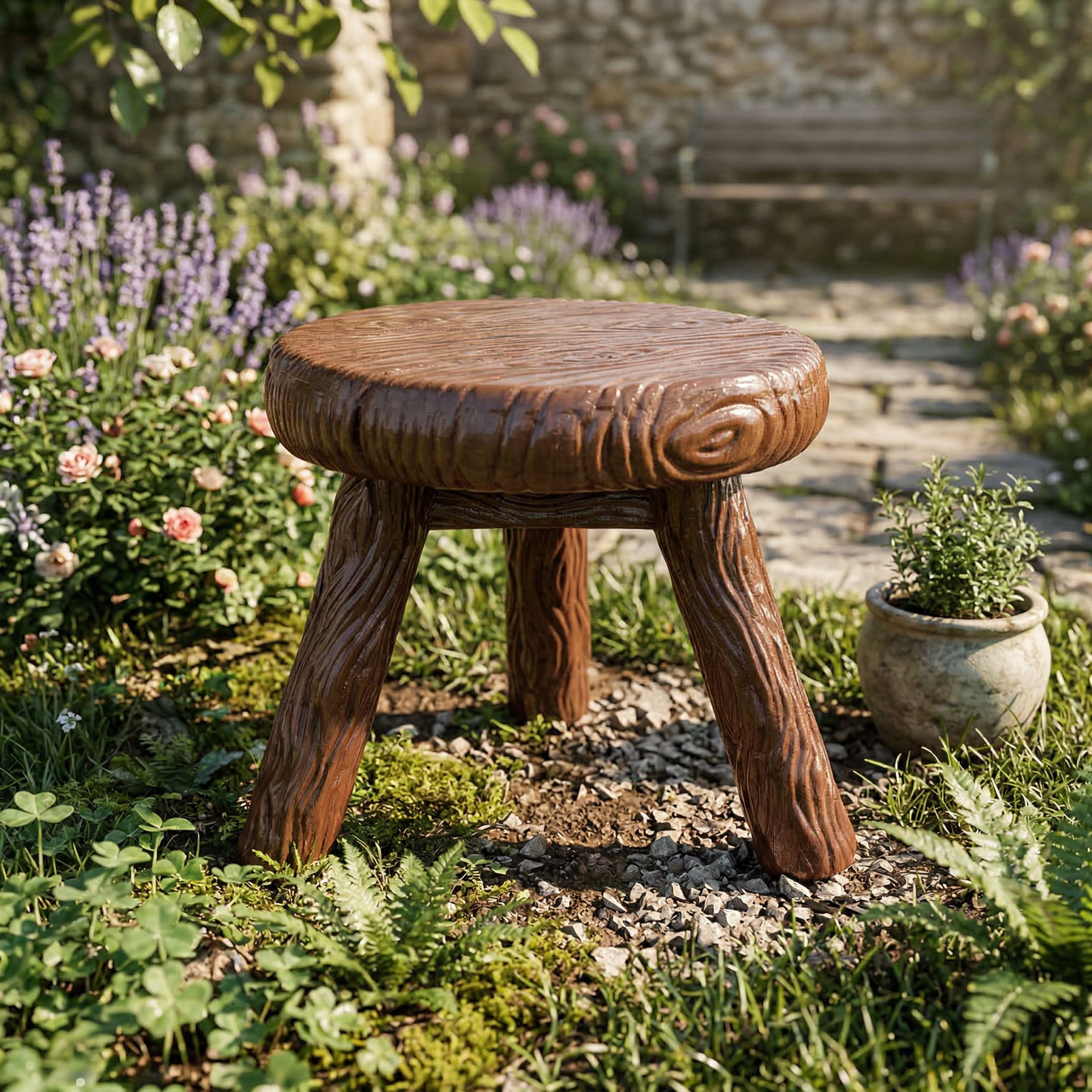 Milk Stool Marrone