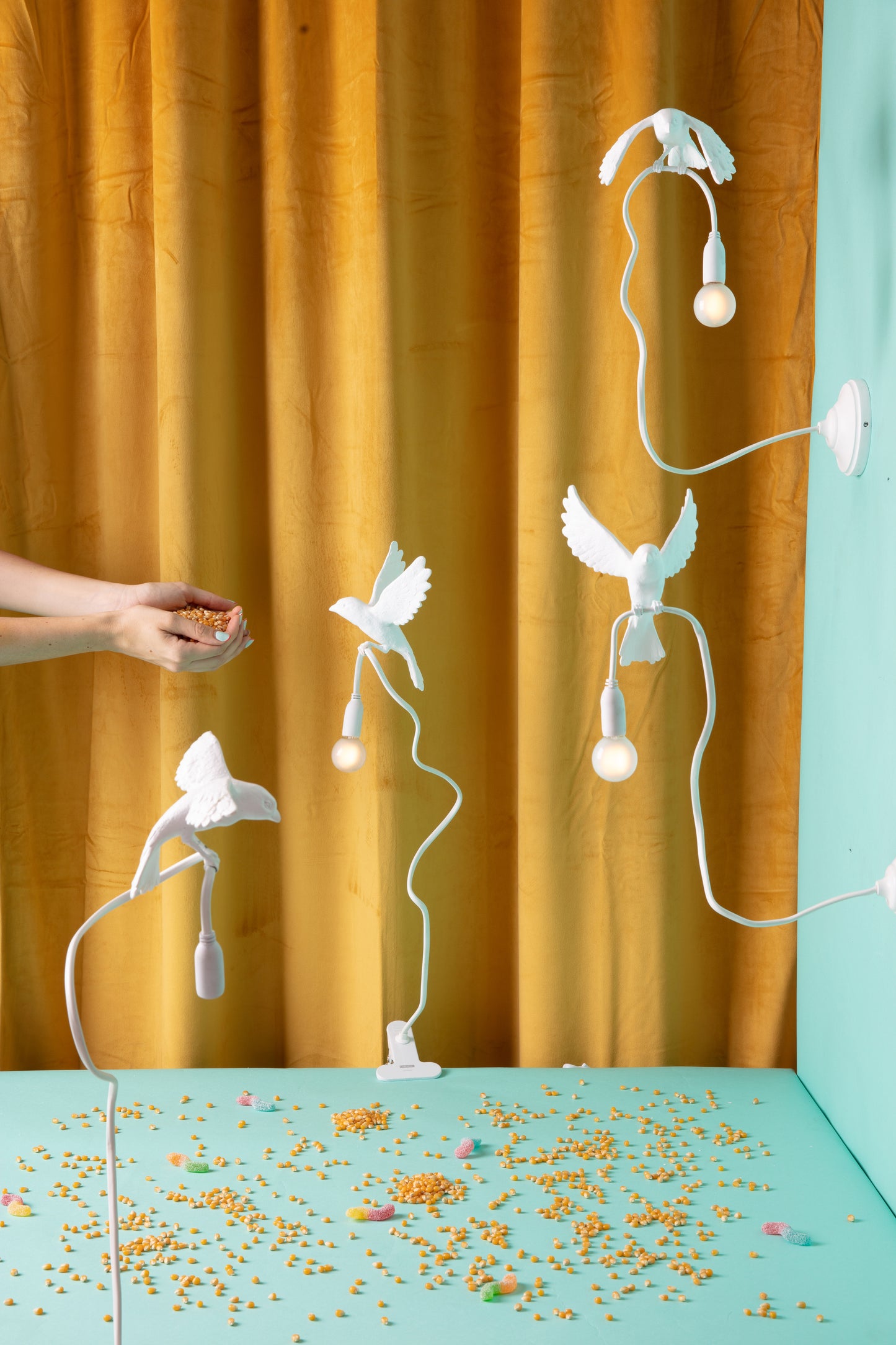 Sparrow Lamp Wall Lamp - Taking off