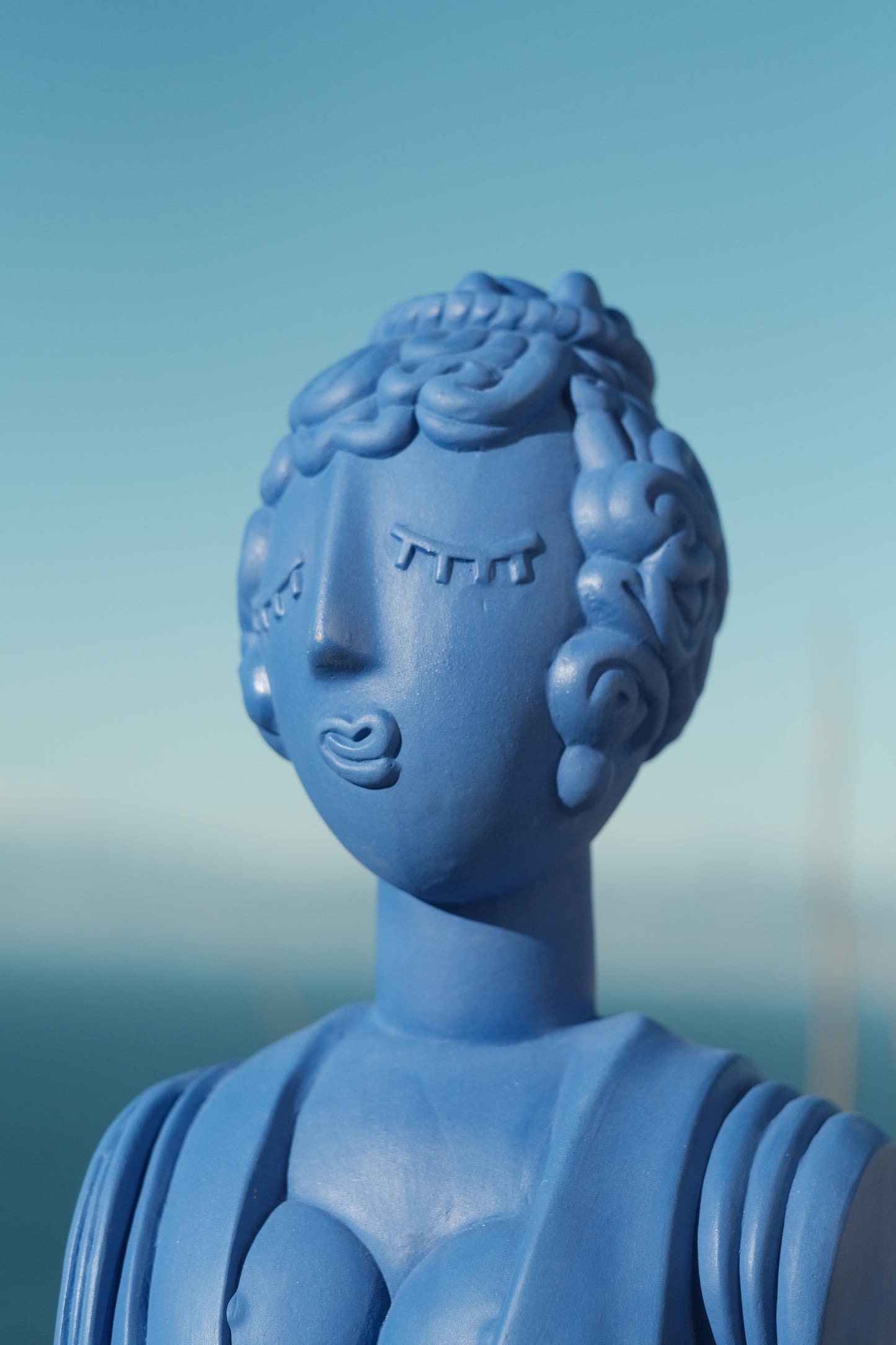 Terracotta Bust Poppea Blu