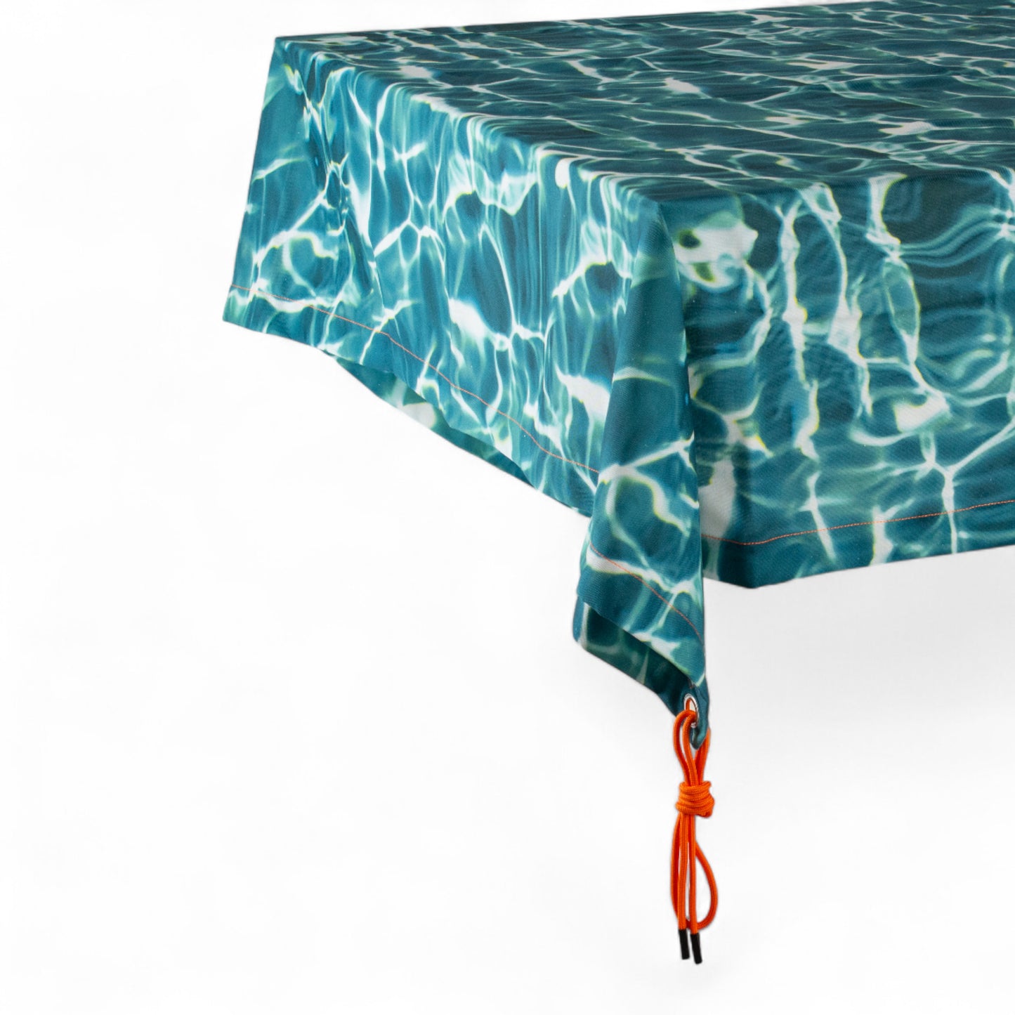 Cotton tablecloth - Cm 140X180 ACQUA