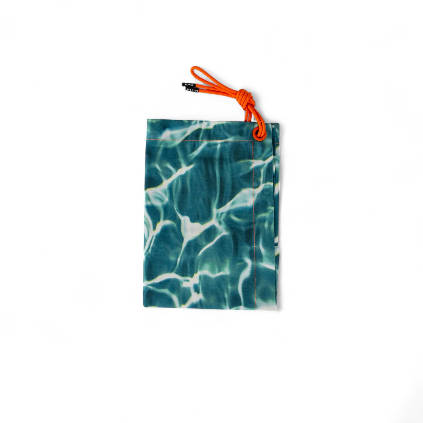 Cotton table runner - Cm 50X150 ACQUA