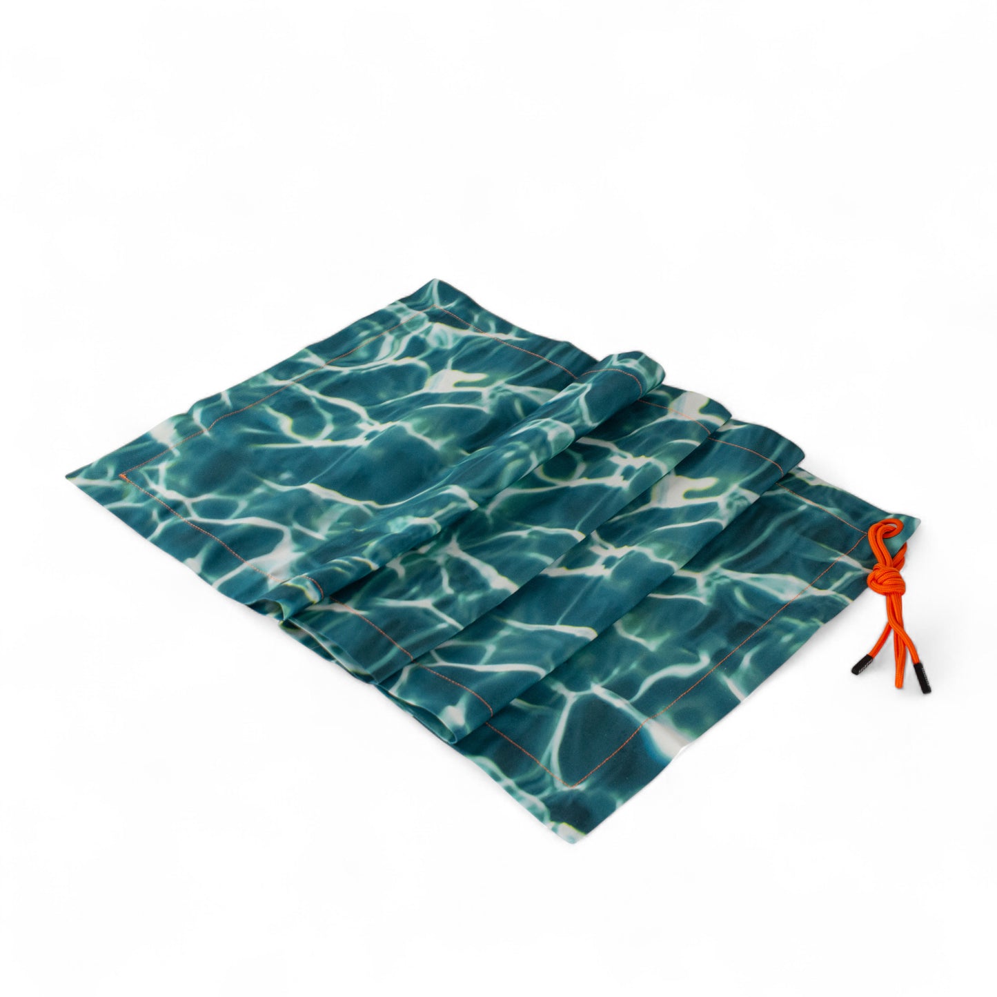 Cotton table runner - Cm 50X150 ACQUA