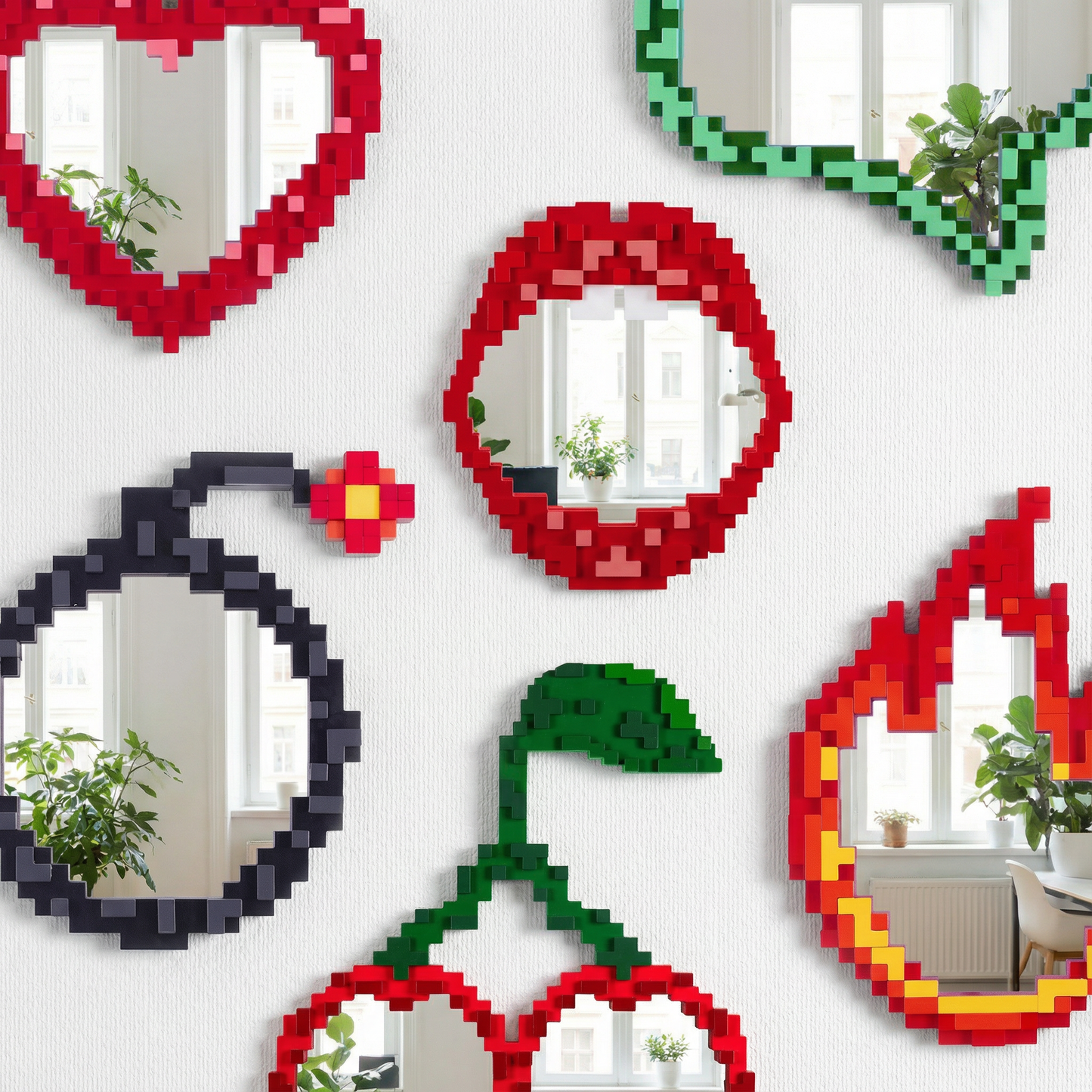Pixel mirror - Bomb – SELETTI