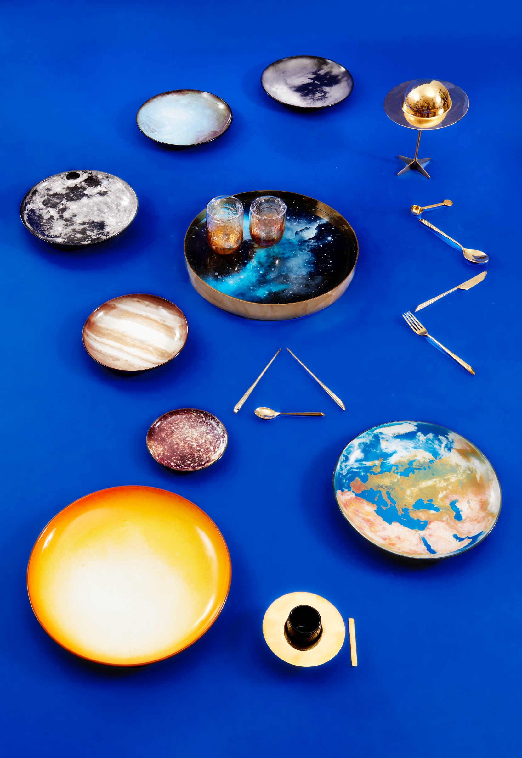 Cosmic Diner Earth Europe Tray – SELETTI Cosmic Diner Earth Europe Tray – SELETTI