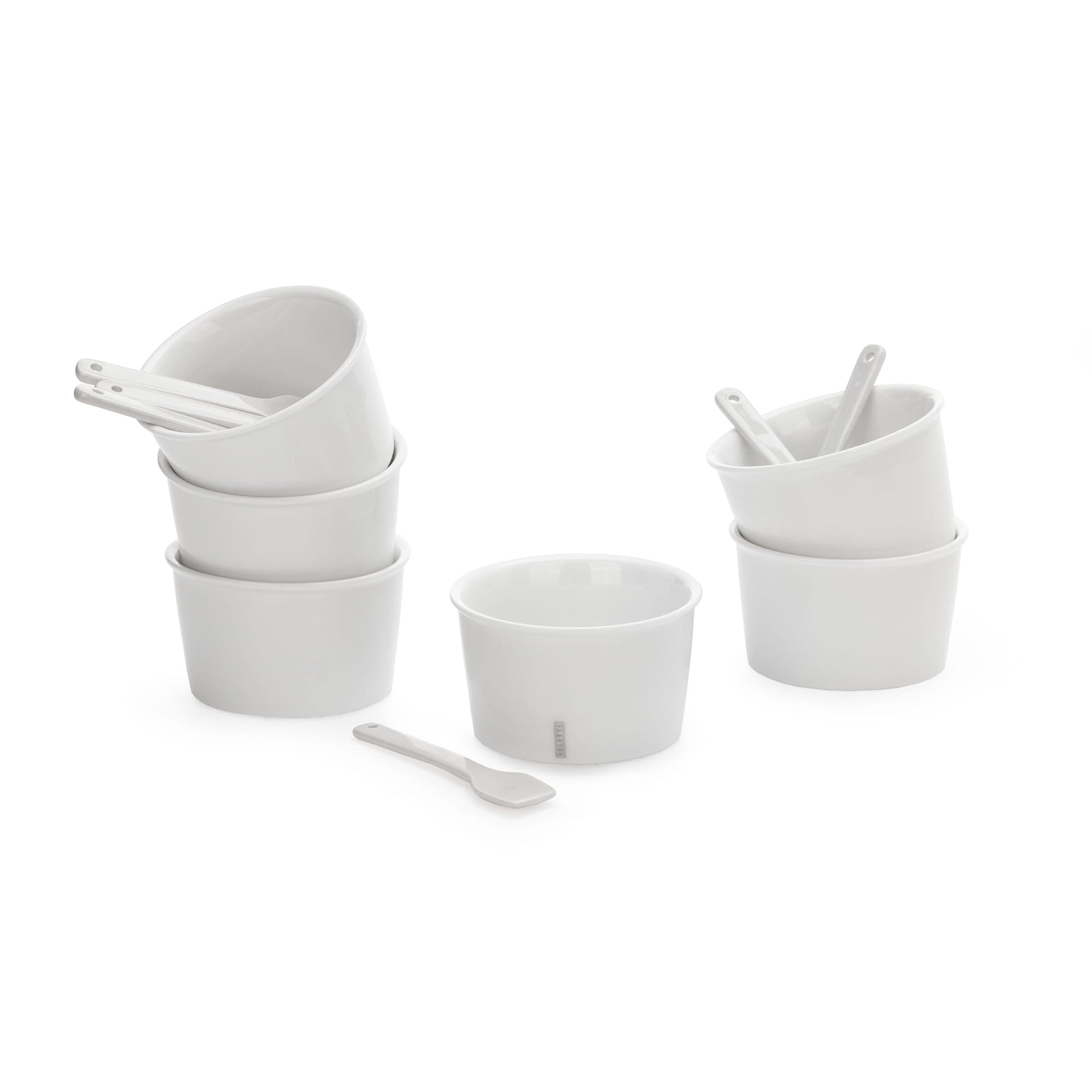 Selamica Ciotole Blu Selamica Set 6 Ciotole Ceramica 350ml - Per Gelato Selamica Ciotole Blu Selamica Set 6 Ciotole Ceramica 350ml - Per Gelato