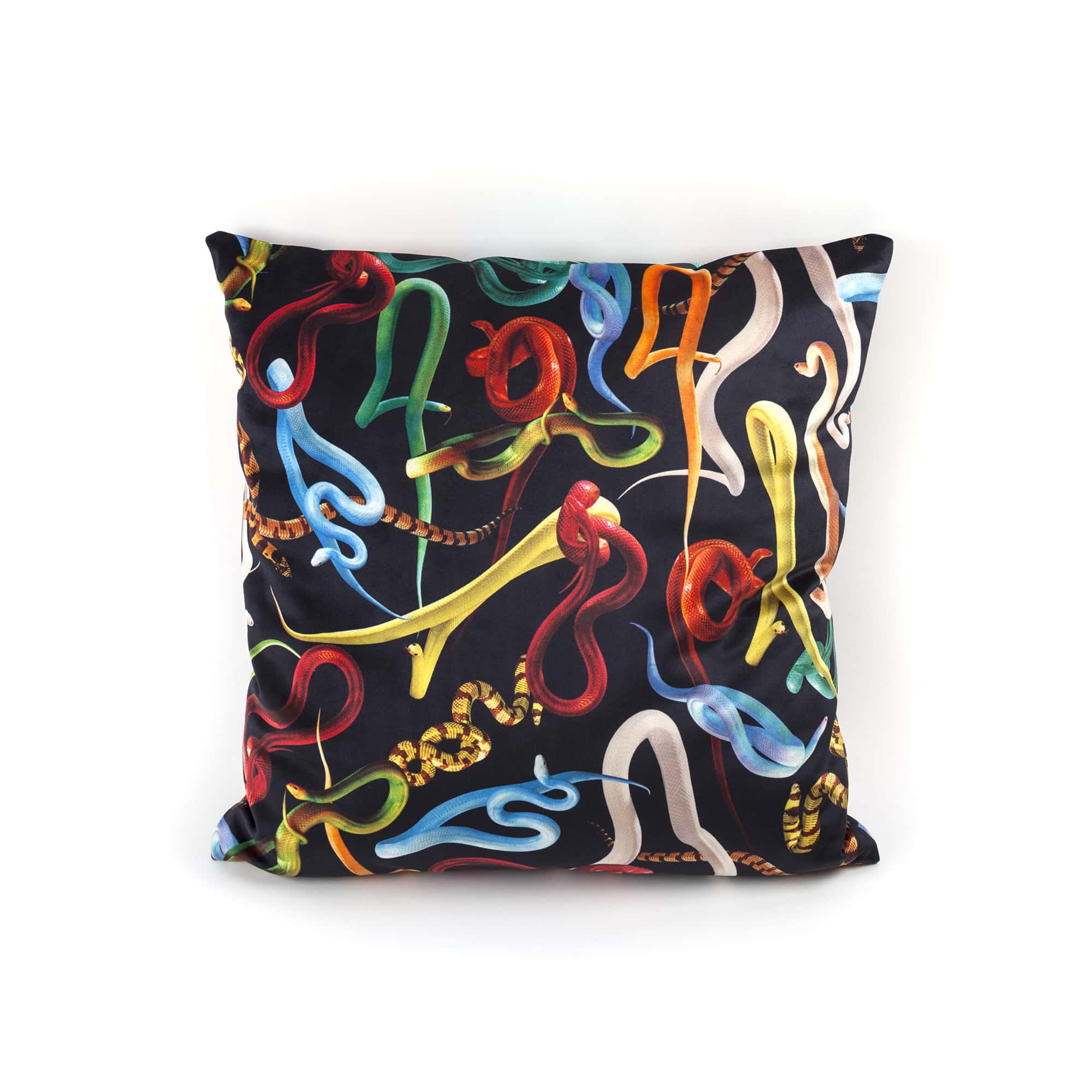 TOILETPAPER カラフルスネーククッション Cushion Snakes with Polyester Padding – SELETTI