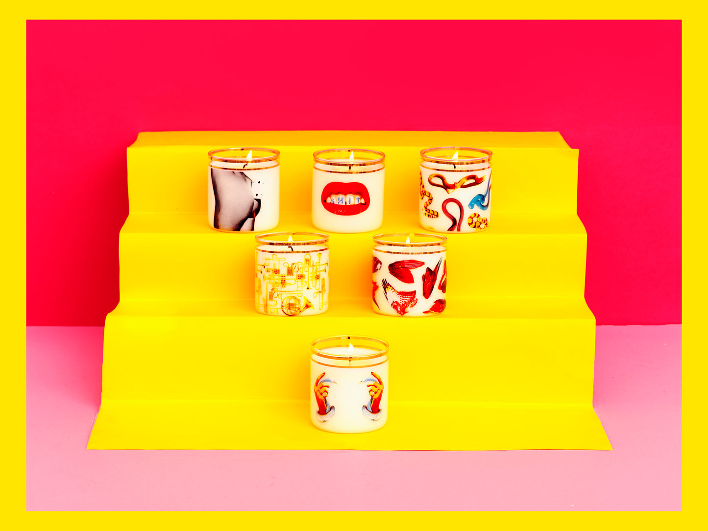 Glass Candle Two of Spades