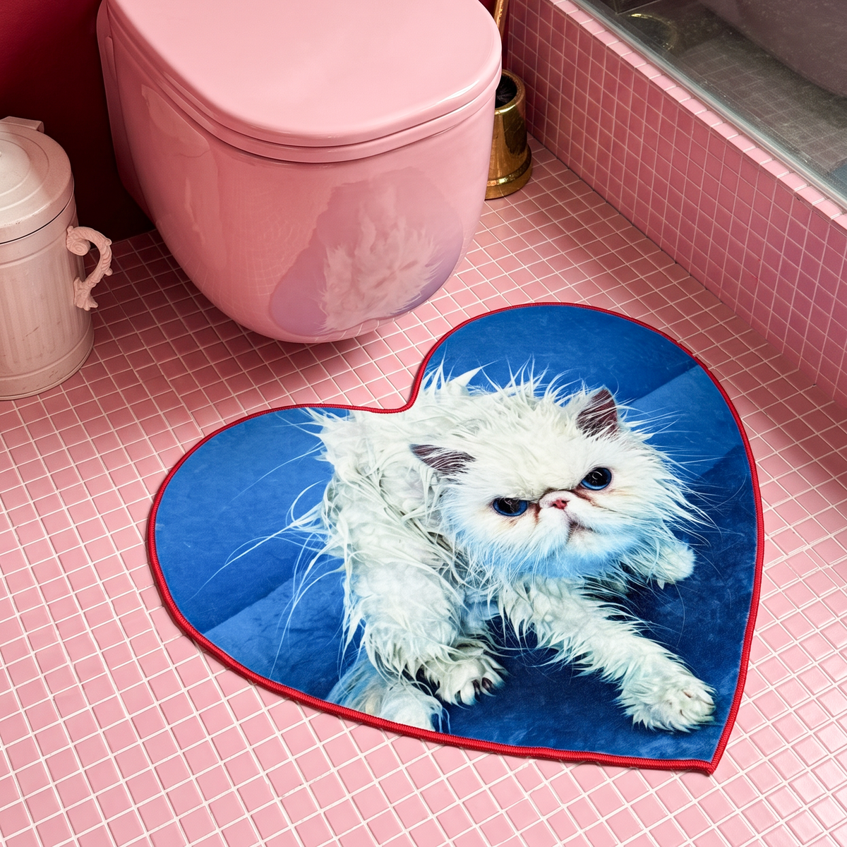 TOILETPAPER PETS BATH MAT - ANGRY CAT