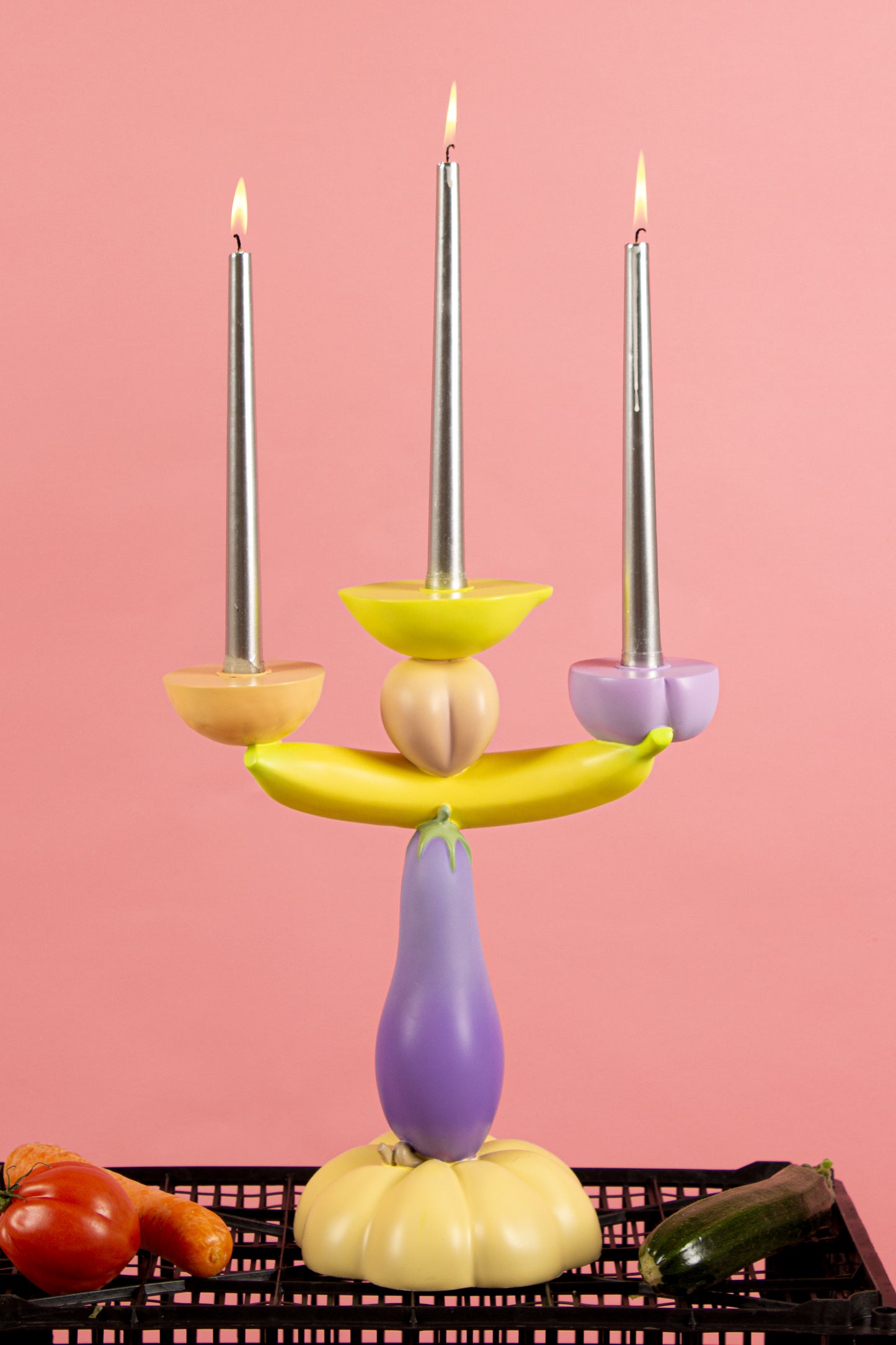 Candelabro Vitamin Aubergine 