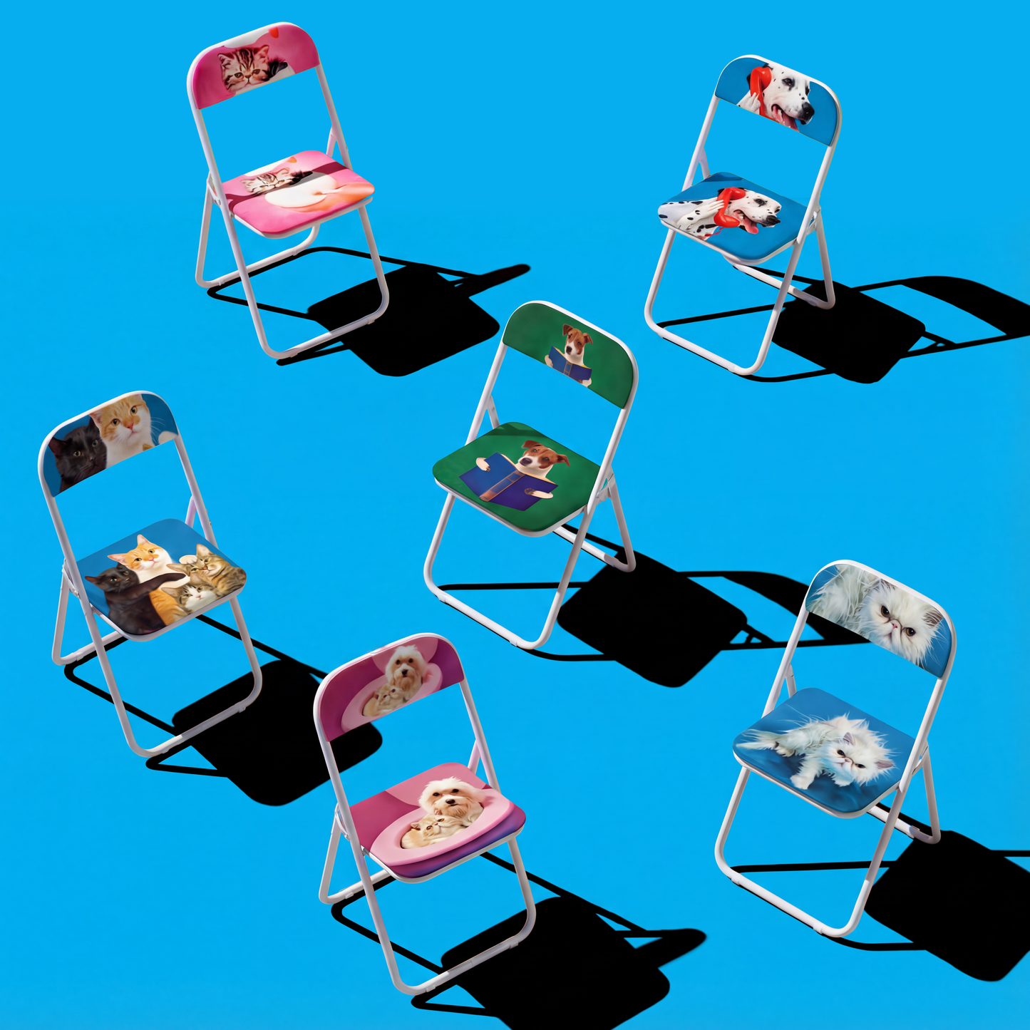 TOILETPAPER PETS FOLDING CHAIR - POLYCATS