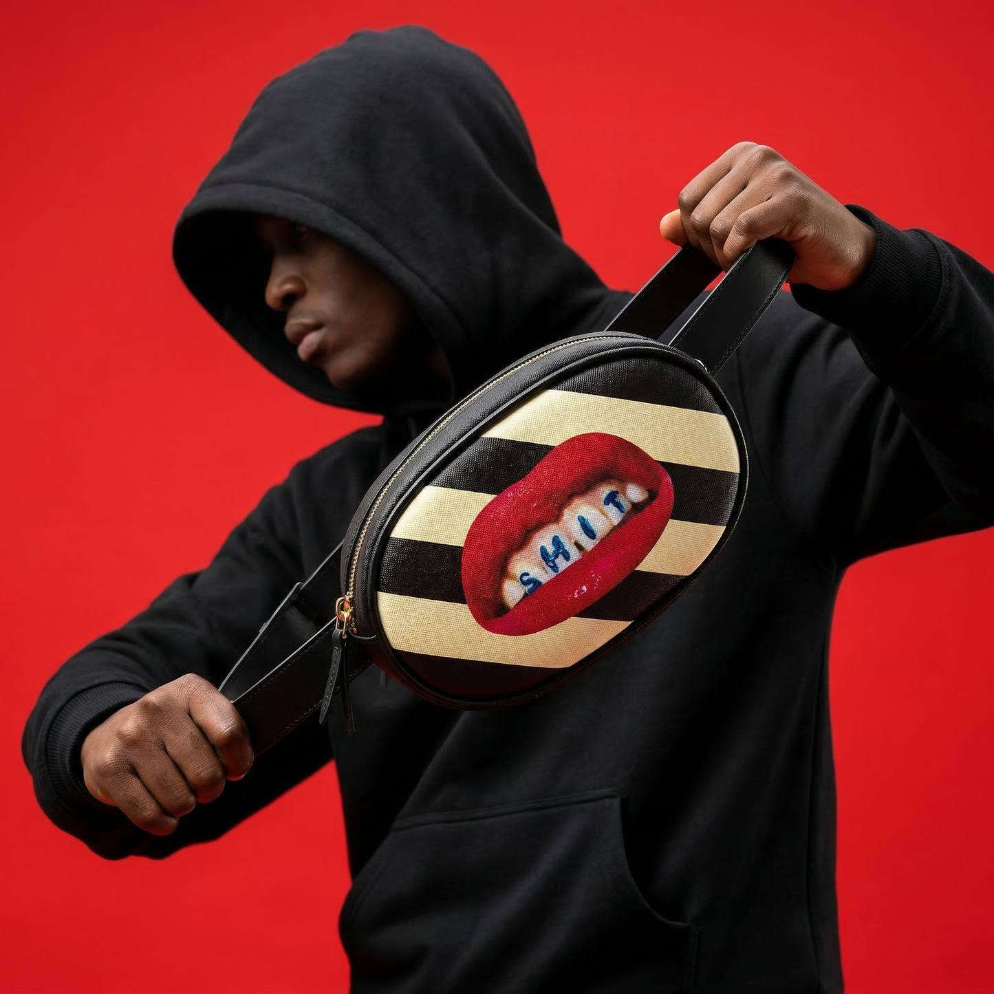 Waist Bag Shit Striped