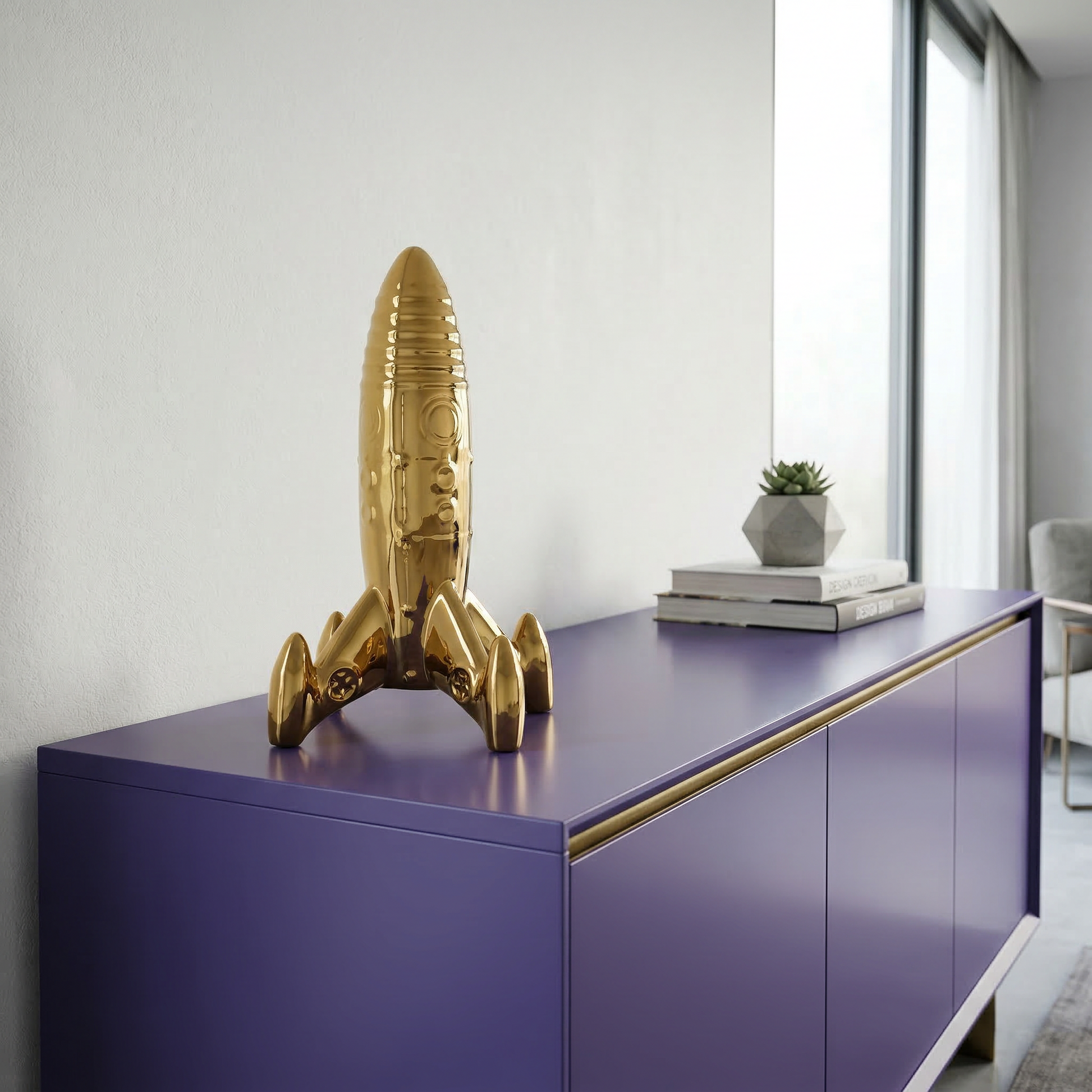 Memorabilia Gold My Spaceship – SELETTI