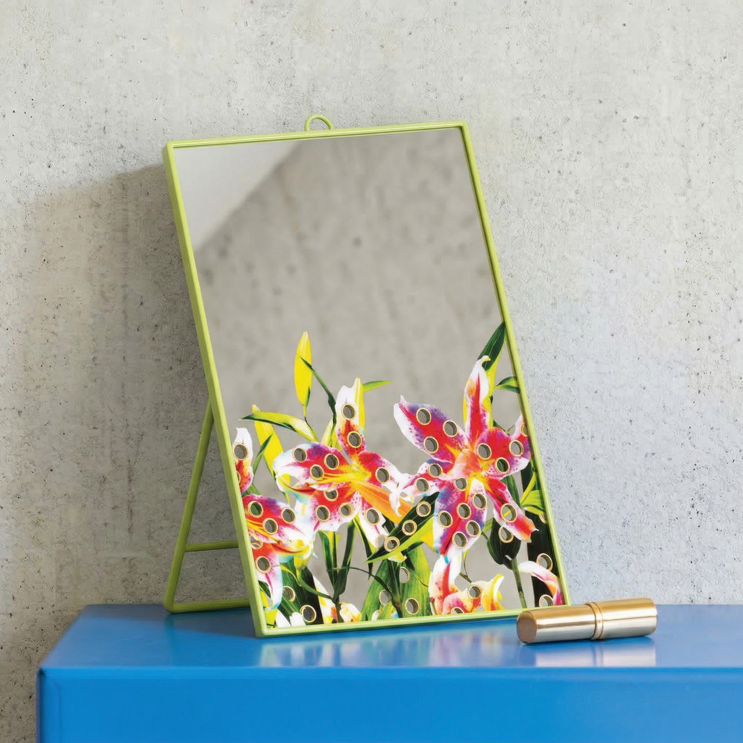 Mirror Big Flowers with Holes