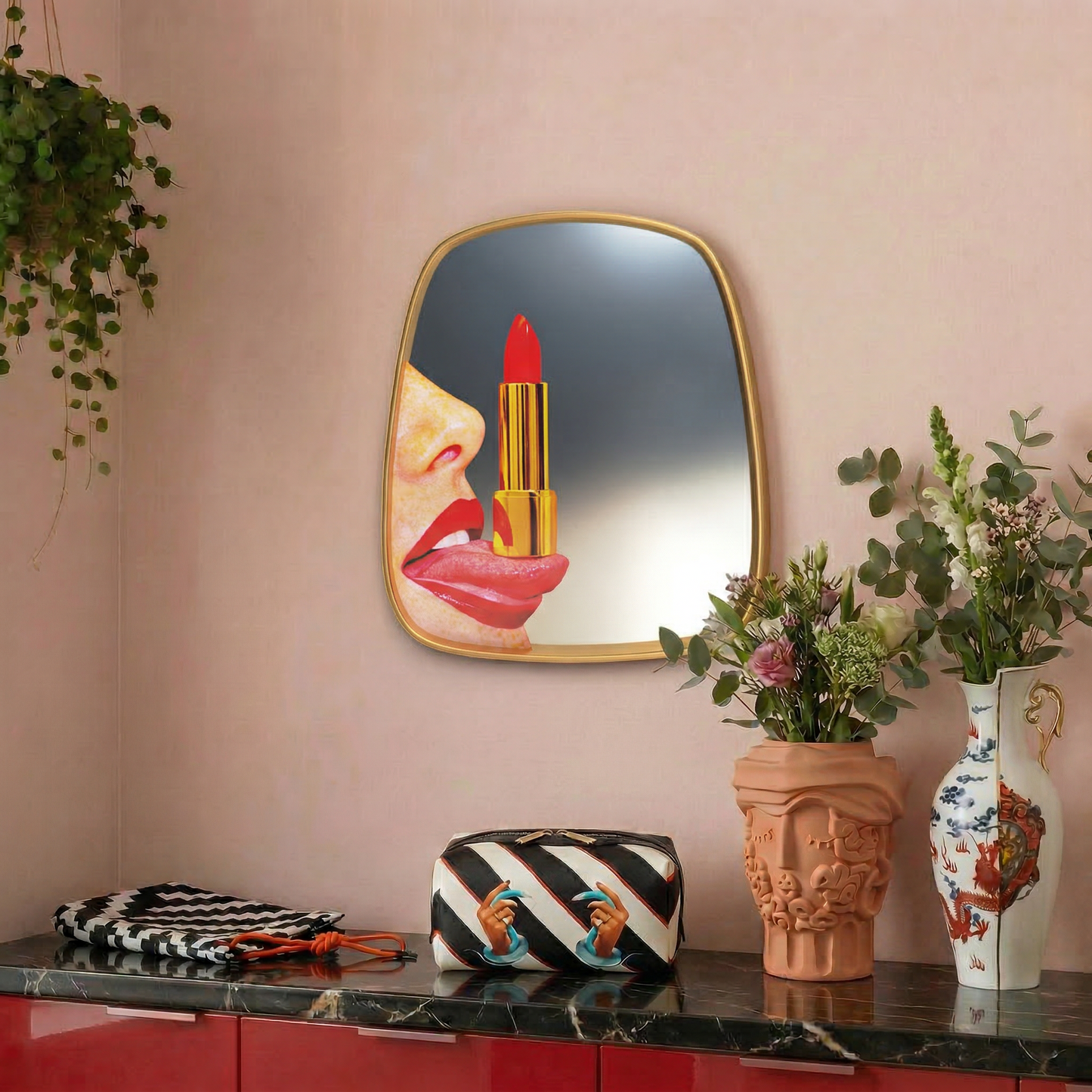 Mirror Gold Frame Tongue