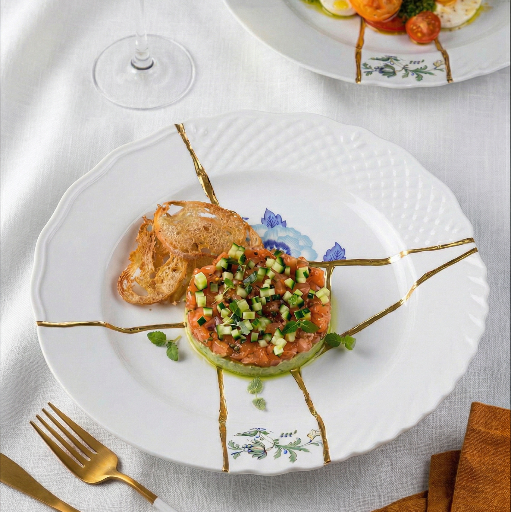 Kintsugi Dinner plate 03 – SELETTI Kintsugi Dinner plate 03 – SELETTI