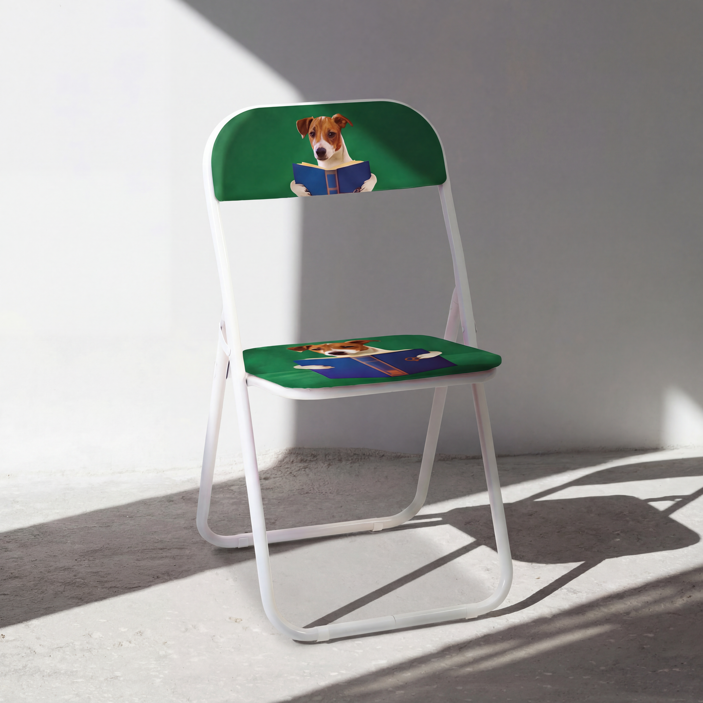 TOILETPAPER PETS FOLDING CHAIR - NERDY DOG