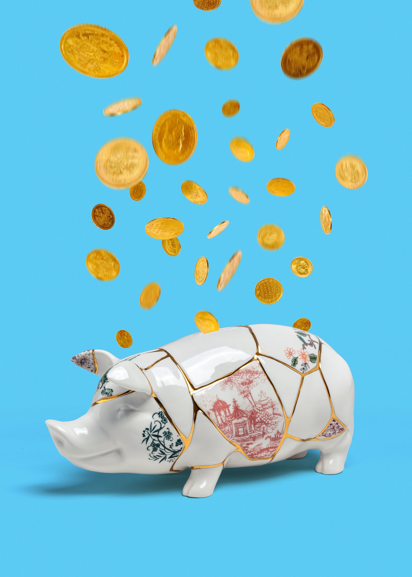 Kintsugi Piggy Bank