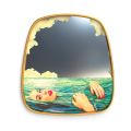 Mirror Gold Frame Sea Girl - Seletti
