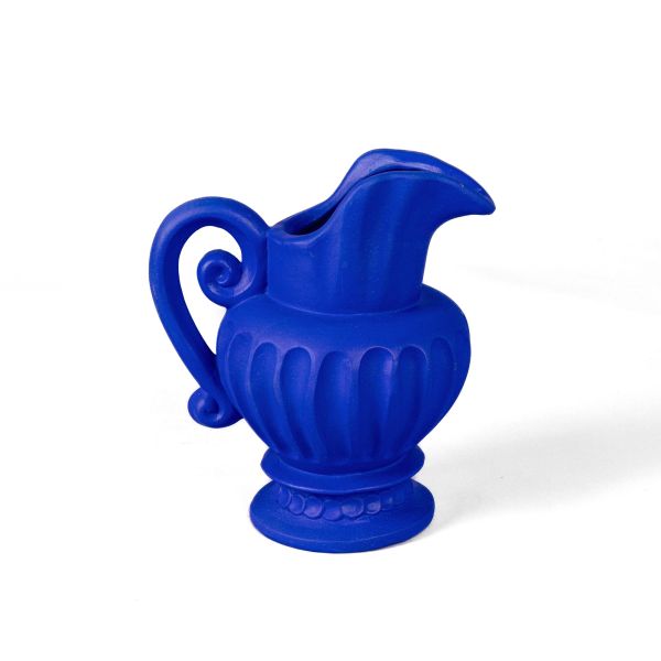 Terracotta Vase Caraffa Blue