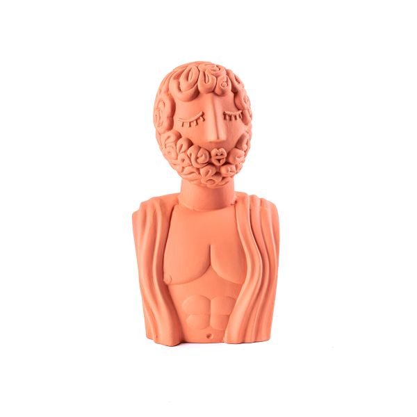 Magna Graecia Terracotta Bust Man