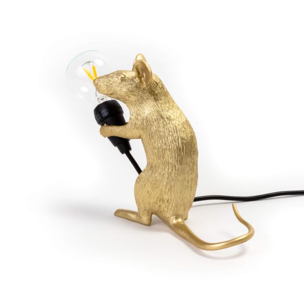 Mouse Lamp Mac Gold