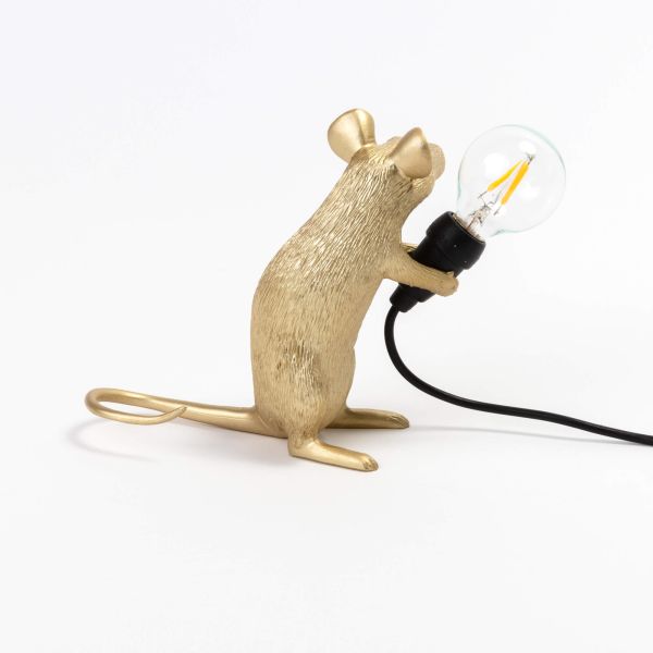 Mouse Lamp Mac Gold