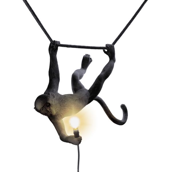 Seletti-Marcantonio-Monkey-lamp-black-swing-14916-WtoB 2Z6A7231
