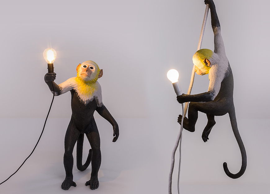 Exclusively for Mohd, Seletti presents a special edition of the iconic Monkey Lamp