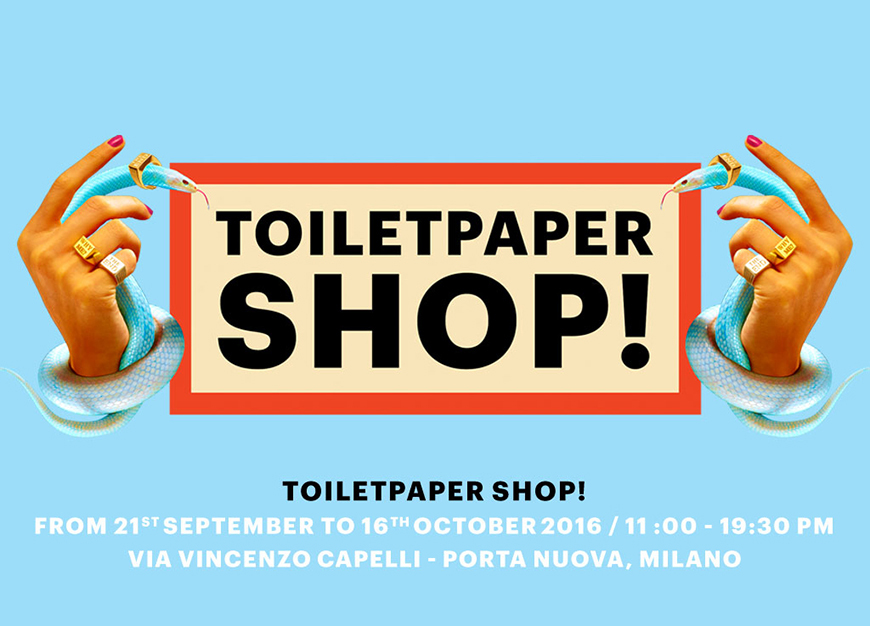 TOILETPAPER OPENS ITS FIRST SHOP IN MILAN WITH GUFRAM & SELETTI